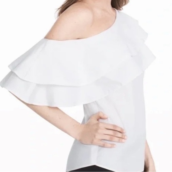 White House Black Market Off-the-Shoulder Top NWOT - Picture 2 of 4